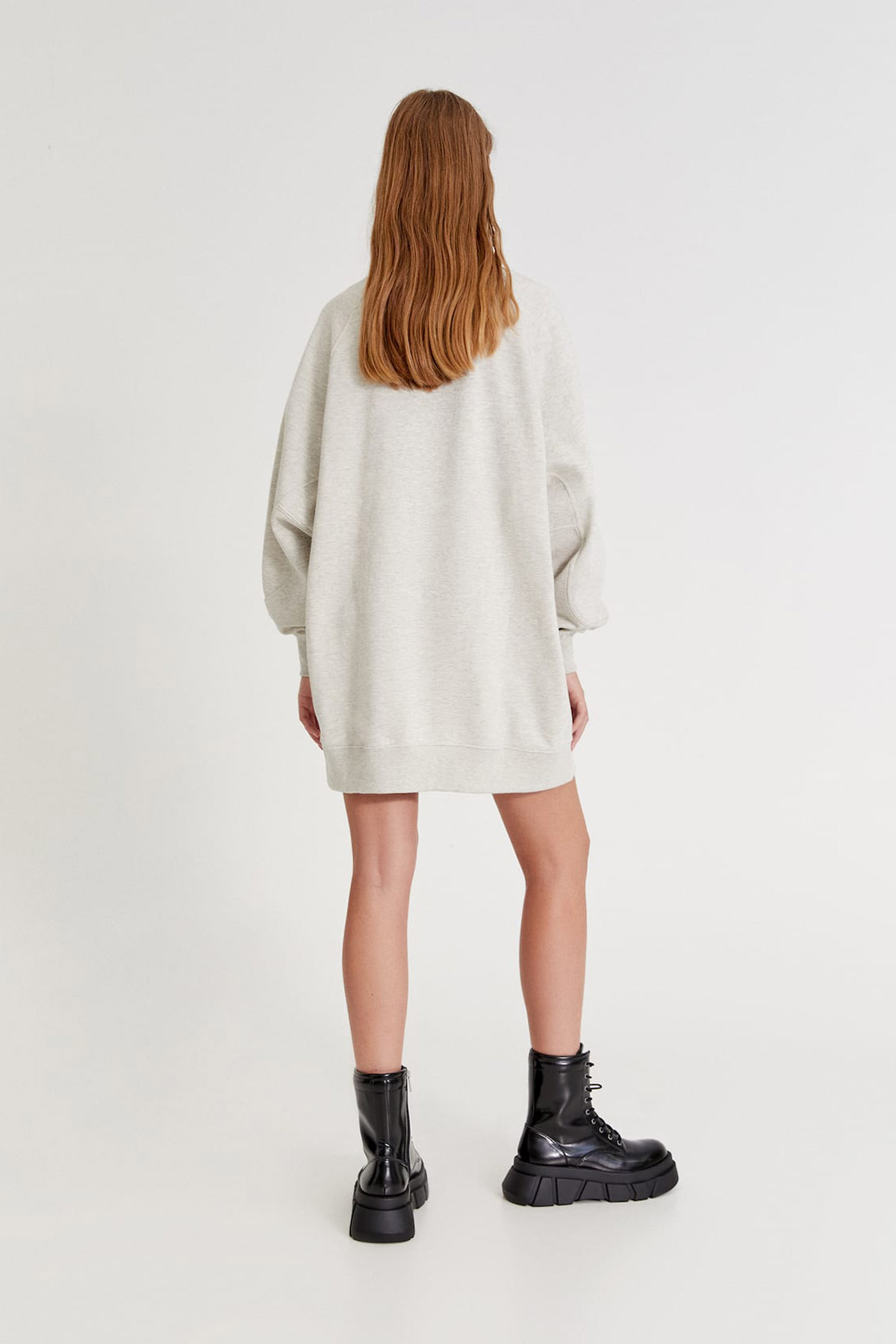 Long Sleeve Sweatshirt Dress 2 Long Sleeve Sweatshirt Dress - Image 2