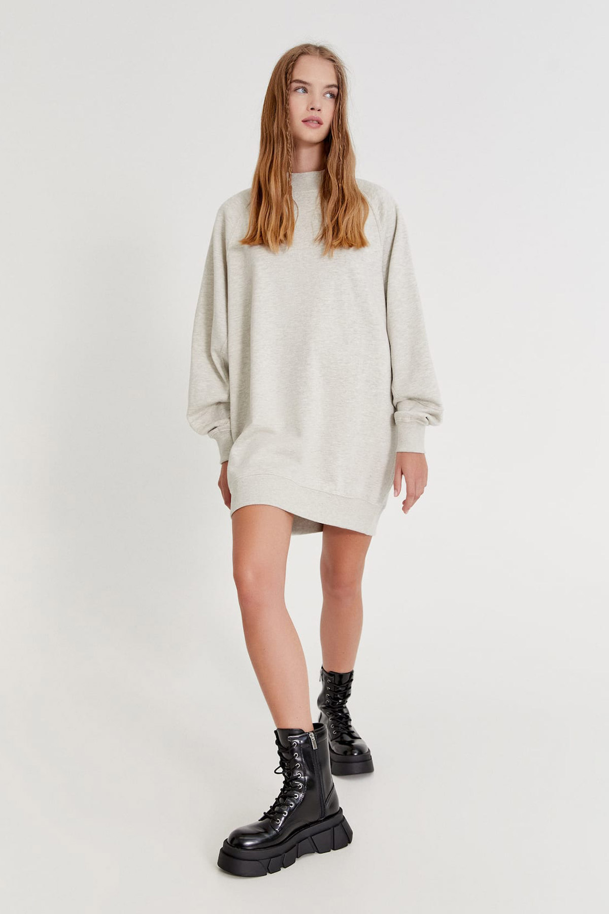 Long Sleeve Sweatshirt Dress 4 Long Sleeve Sweatshirt Dress - Image 4