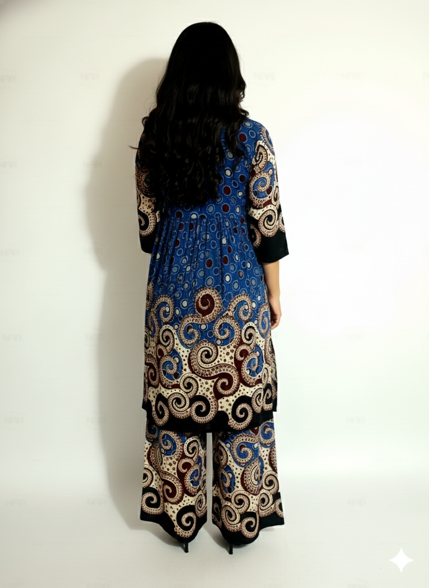 Ladies Two-Piece Co-ord Joypuri Set - Premium China Lilen Fabric | Luveno 7 Ladies Two Piece Co ord Joypuri Set LTP0001 3