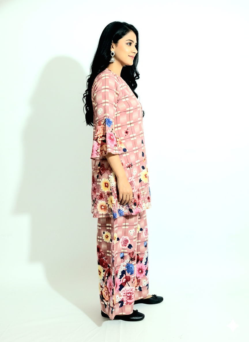 Ladies Two-Piece Co-ord Joypuri Set - Premium China Viscose Fabric | Luveno 4 Ladies Two-Piece Co-ord Joypuri Set - Premium China Viscose Fabric | Luveno - Image 4